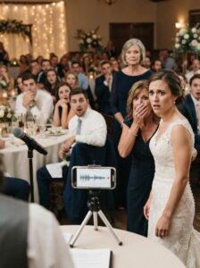 My Mother Spilled Red Wine on My Wedding Dress—Then the Speakers Exposed Sloan